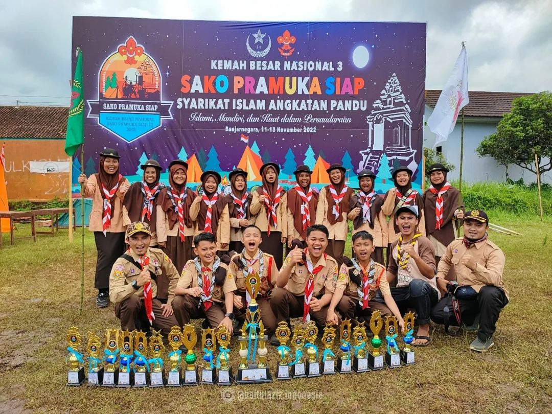 Kegiatan Kemah Besar Nasional SAKO Pramuka SIAP di BanjarnegaraTahun  2022